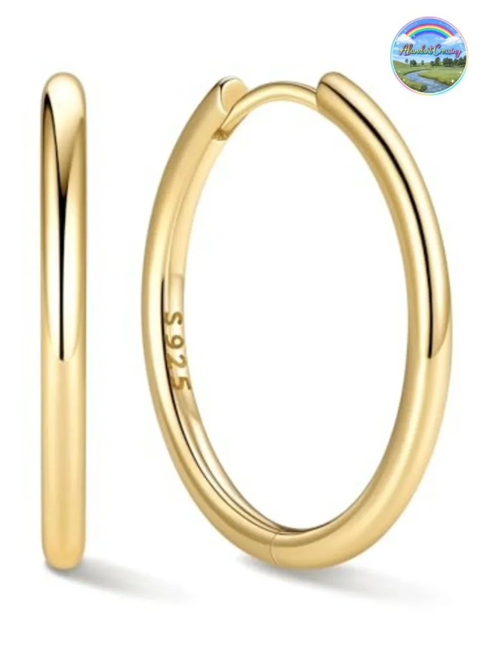 925 Sterling Silver Hoop Earrings for Women Small Hoops 8-20MM